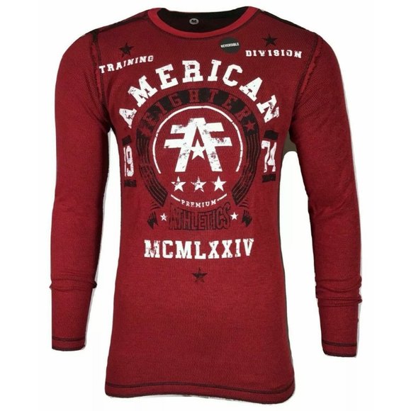 AMERICAN FIGHTER Men's REVERSIBLE THERMAL DALTON Athletic Biker MMA - Picture 2 of 13